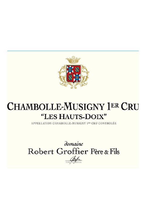 Bottle of Groffier Domaine Robert Groffier Chambolle Musigny 1er Cru les Hauts-Doix 2022