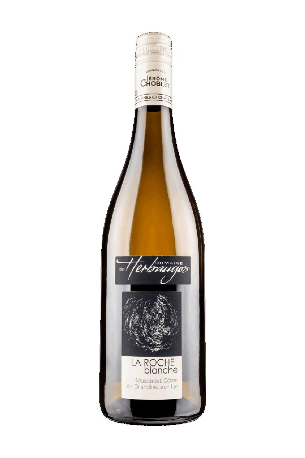 Bottle of Herbauges Domaine des Herbauges la Roche Blanche Muscadet Cotes du Granlieu sur Lie 2018