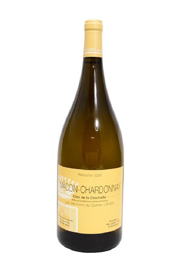 Bottle of Heritiers Comte Lafon Macon Chardonnay Clos de la Crochette 2020