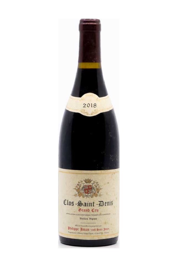 Bottle of Jouan Domaine Jouan Clos Saint Denis Grand Cru 2018