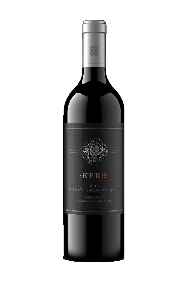 Bottle of Kerr Cellars Napa Valley Cabernet Sauvignon Beckstoffer Georges III 2018