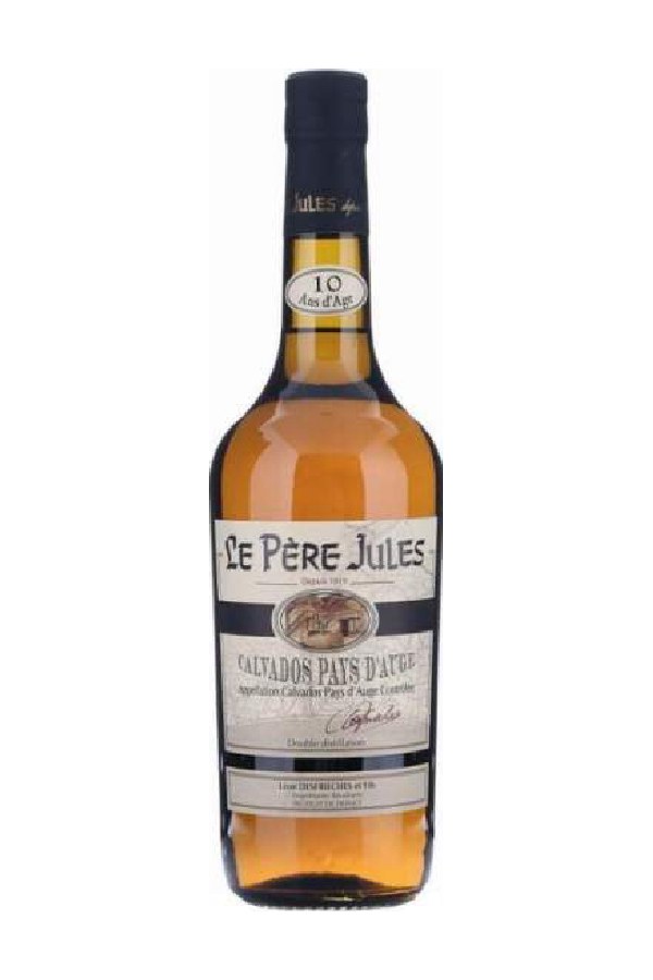 Bottle of  Le Pere Jules Calvados Pays D'auge Ten Year Old 