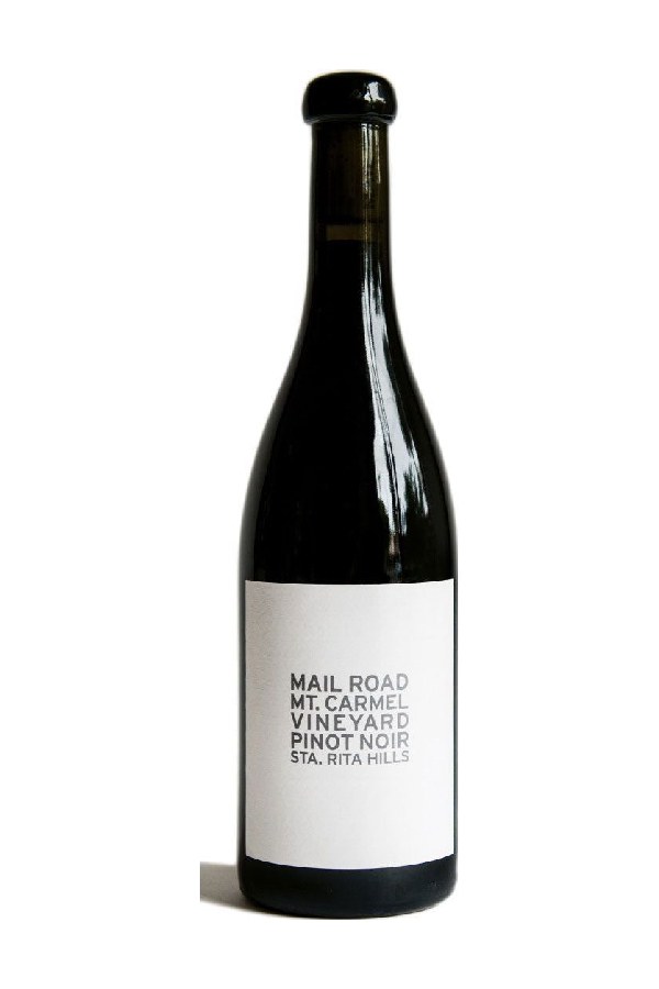 Bottle of Mail Road Wines Pinot Noir Mount Carmel Vineyard Santa Rita Hills 2021