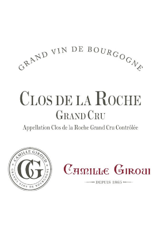 Bottle of  Maison Camille Giroud Clos de la Roche Grand Cru 2019