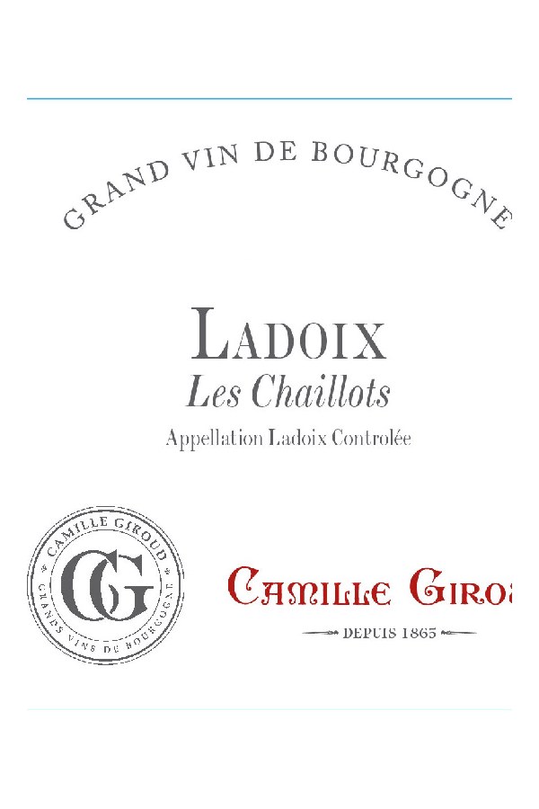 Bottle of  Maison Camille Giroud Ladoix les Chaillots 2020