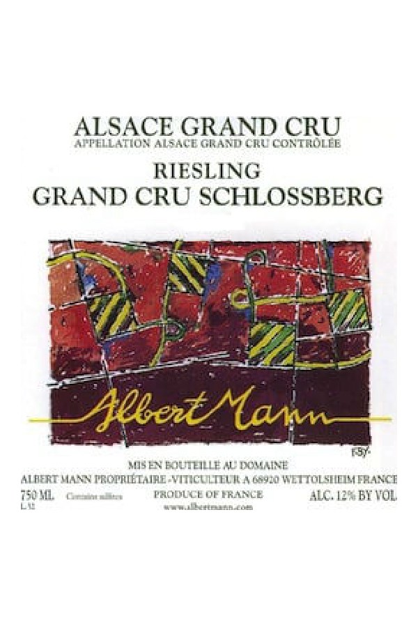 Bottle of Mann Albert Mann Riesling Schlossberg Grand Cru 2013