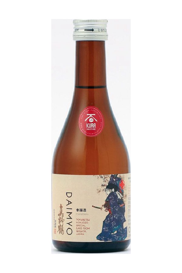 Bottle of Manotsuru Daimyo Honjozo
