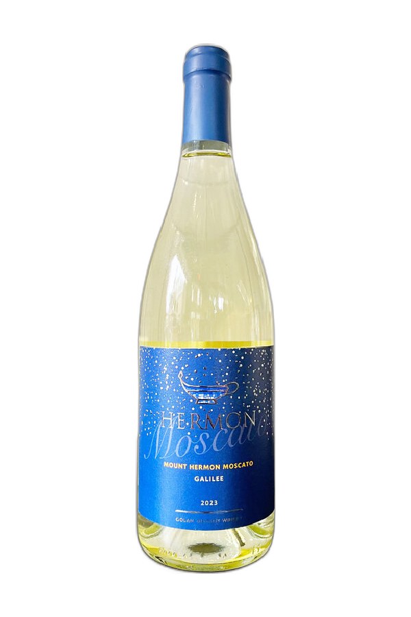Bottle of Mount Hermon Moscato 2023