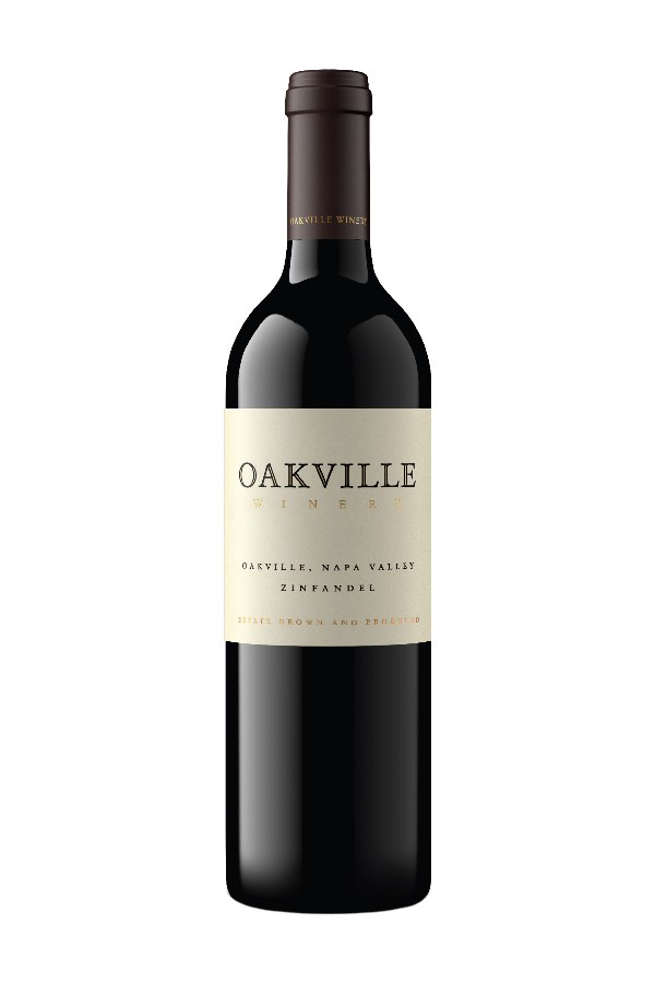 Bottle of Oakville Winery Zinfandel Napa Valley 2022