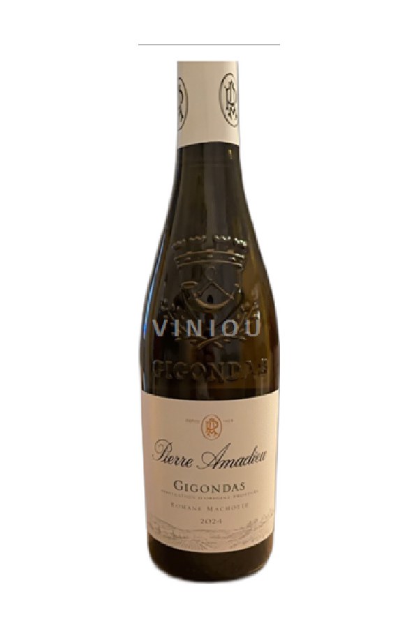 Bottle of  Pierre Amadieu Gigondas Cuvee Romane Machotte Blanc 2024