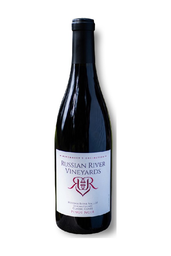 Bottle of Russian River Vineyards Pinot Noir Classic Cuvee 2018