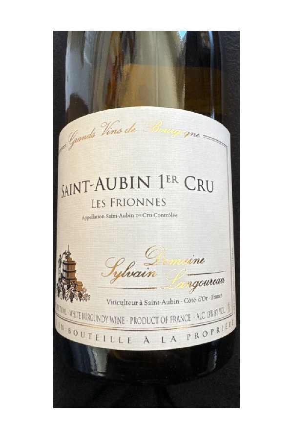 Bottle of Sylvain Langoureau Domaine Sylvain Langoureau Saint Aubin 1er Cru les Frionnes 2021