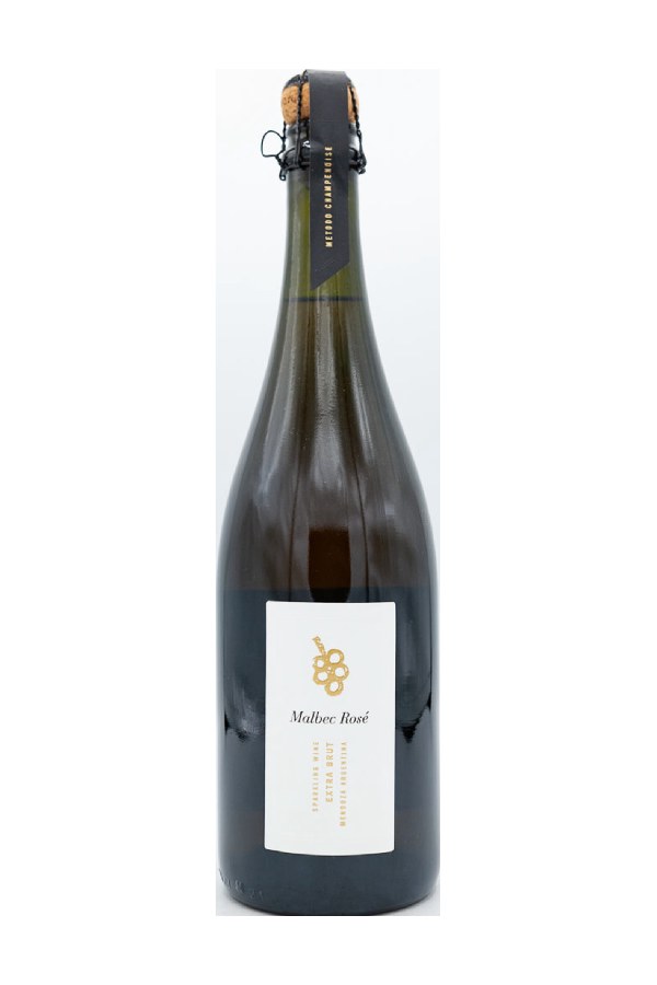 Bottle of Tapiz Sparkling Malbec Rose