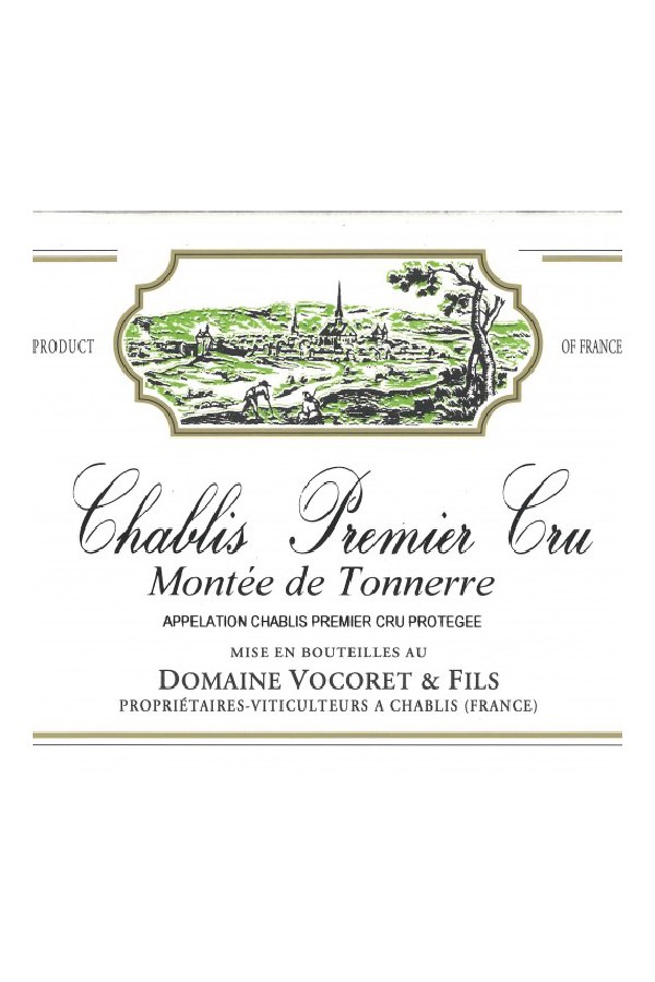 Bottle of Vocoret Domaine Vocoret Chablis 1er Cru Montee de Tonnerre 2024