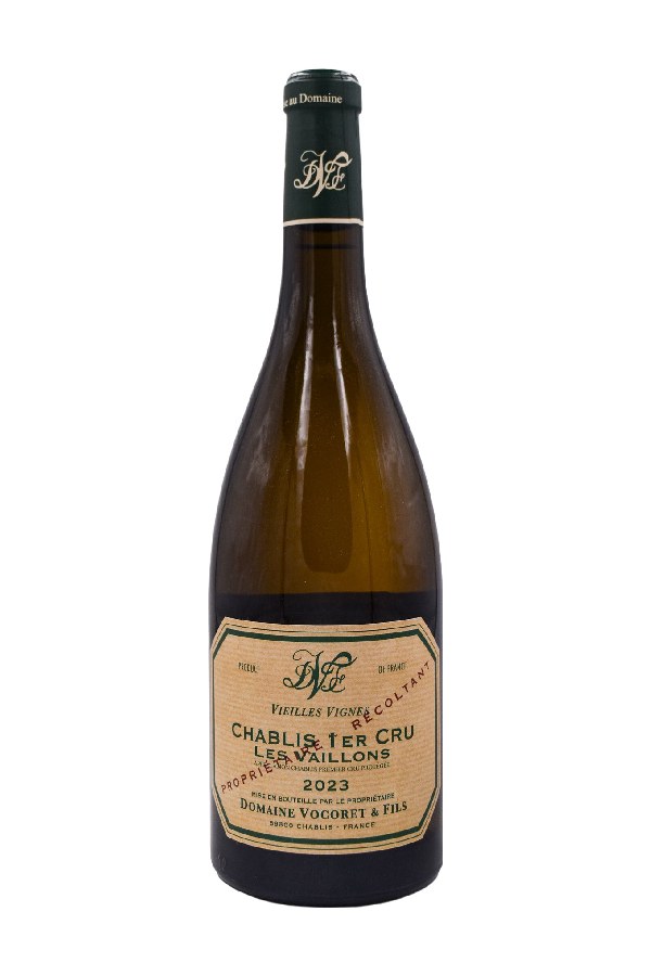 Bottle of Vocoret Domaine Vocoret Chablis 1er Cru Vaillons Vieilles Vignes 2023