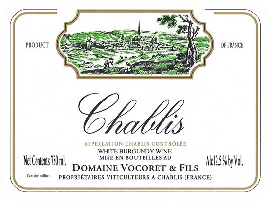 Bottle of Vocoret Domaine Vocoret Chablis 2024