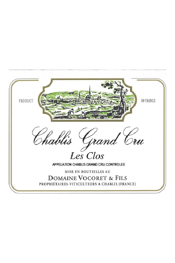Bottle of Vocoret Domaine Vocoret Chablis Grand Cru les Clos 2023