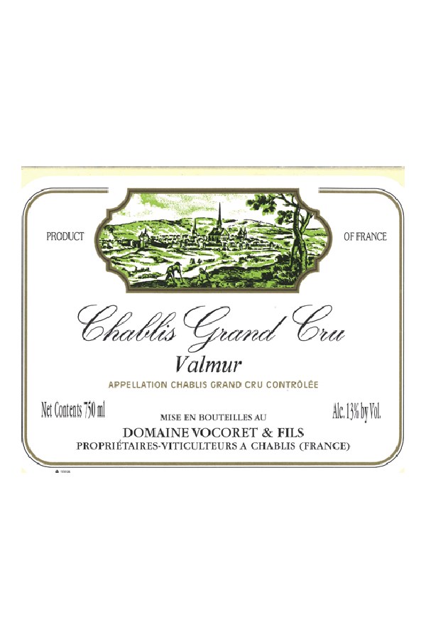Bottle of Vocoret Domaine Vocoret Chablis Grand Cru Valmur 2020