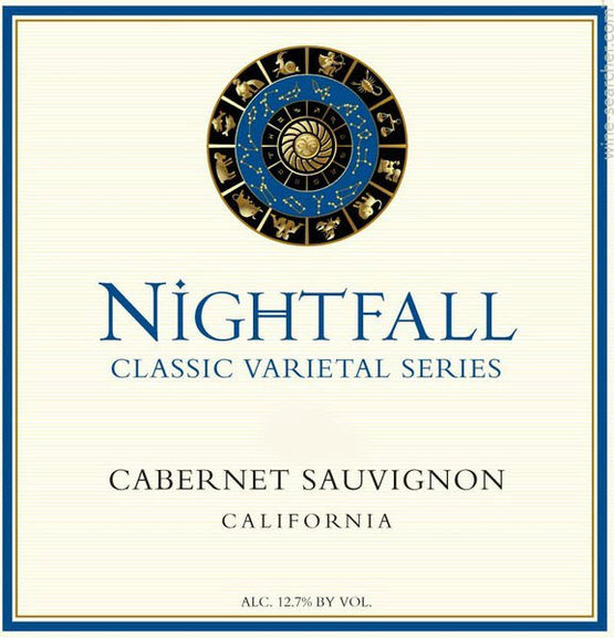 Scotto Nightfall Cabernet Sauvignon California Label
