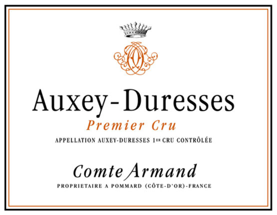 Comte Armand Auxey-Duresses Premier Cru Label