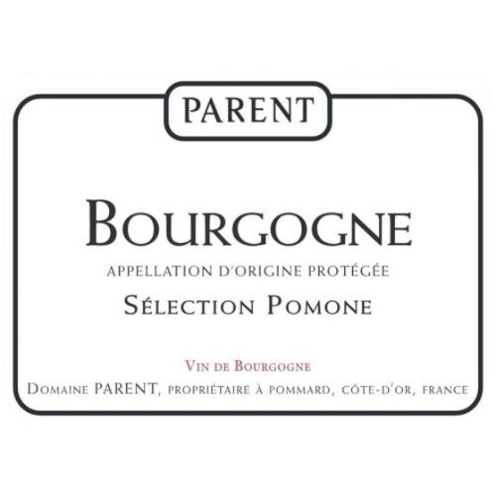 Domaine Anne Parent Bourgogne Pinot Noir Selection Pomone