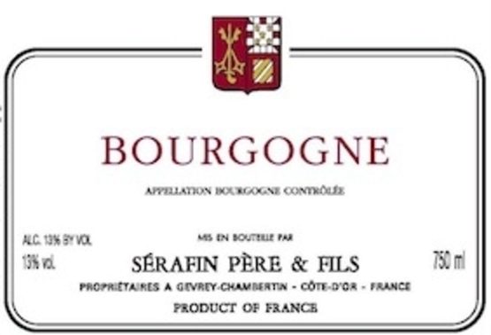 Domaine Sérafin Père et Fils Bourgogne Rouge