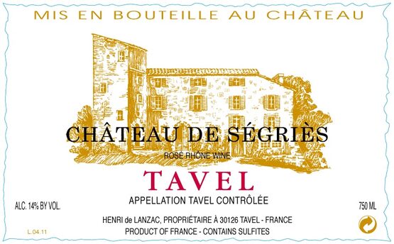 Château de Ségriès Tavel Rose